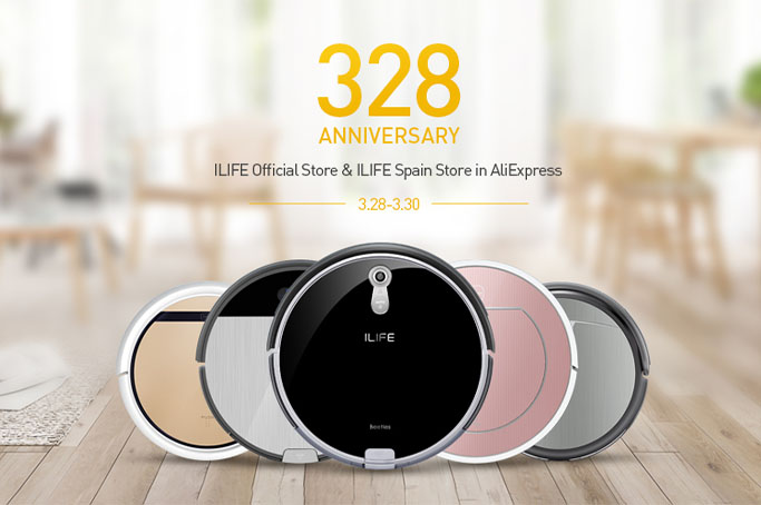 ILIFE's New Robot Vacuum Collection -- Kicks off Spring Promotion at AliExpress 328 Anniversary Sale