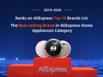 ILIFE Ranks on 2019-2020 AliExpress Top 10 Brands List