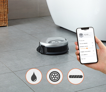 ILIFE Shinebot W455 Floor Washing Mopping Robot