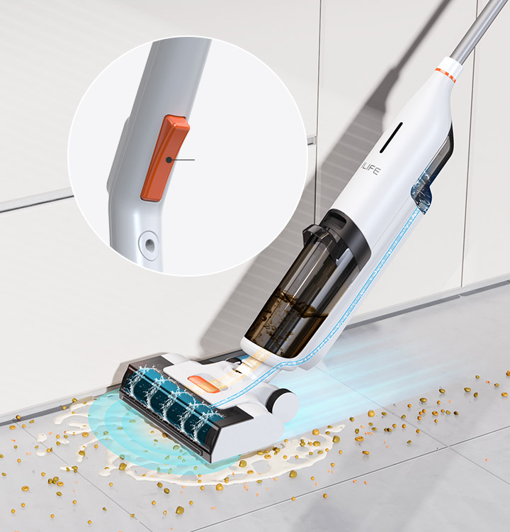  ILIFE W90 Cordless Wet Dry Vacuum Cleaner, All in One Vacuum  Mop Hardwood Floor Cleaner, Lightweight One-Step Cleaning for Hard Floors  and Multi-Surface
